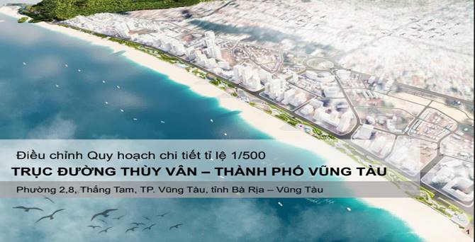 Vũng Tàu tổ chức lấy ý kiến nhân dân về đồ án Quy hoạch chi tiết tỷ lệ 1/500 trục đường Thùy Vân, thành phố Vũng Tàu