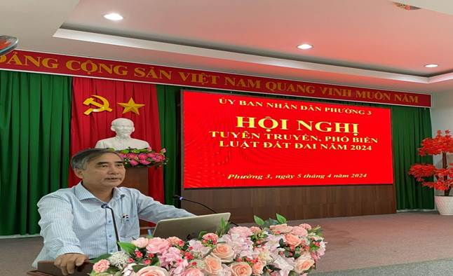 Đẩy mạnh công tác tuyên truyền, phổ biến Luật Đất đai năm 2024 trên địa bàn thành phố Vũng Tàu