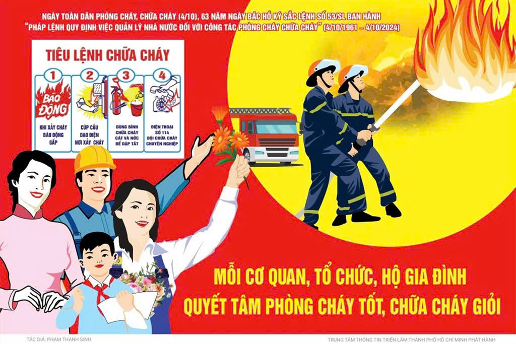 Tiếp tục thực hiện nghiêm các chỉ đạo về công tác phòng cháy, chữa cháy