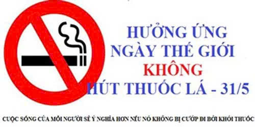 Tổ chức hoạt động hưởng ứng Ngày Thế giới không thuốc lá 31/5